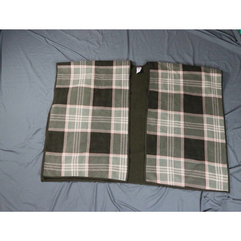 Woolrich Womens Poncho One Size Plaid Tall Unica Reversible